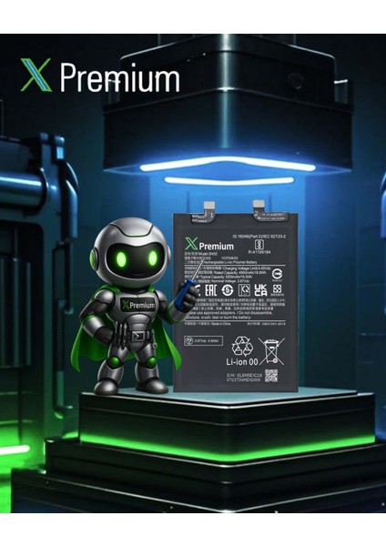Xpremium Xiaomi Redmi Note 12 Pro 4g (BN5E) Batarya – 4900 Mah Süper Yüksek Kapasiteli Güçlendirilmiş Pil fiyatları