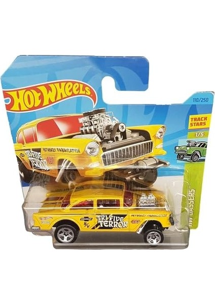 - ´55 Chevy Bel Air Gasser - Hw Gassers 1/5 - HKH61 - Short Card - Track Stars - Firestone - Gm - Mattel 2023 - 1:64 fiyatları