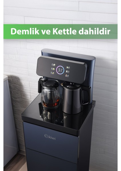 KWP-8570 Dijital Göstergeli Uzaktan Kumandalı Çay Demleme, Su Isıtma Fonksiyonlu Su Sebili fırsatları