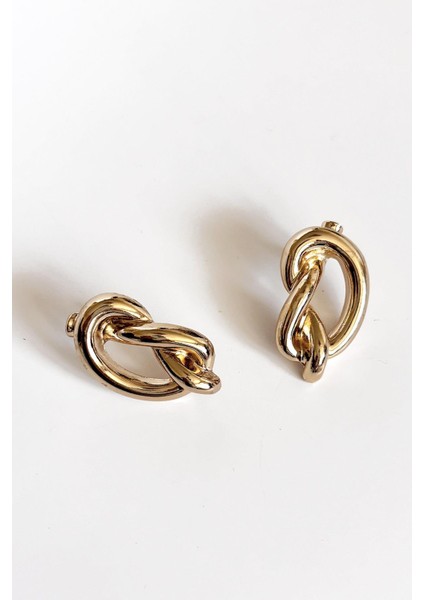 Modern Gold Düğüm Küpe fiyatları