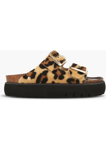 Kadın Terlik Honolulu G106336 Genuins Vegan Leopard