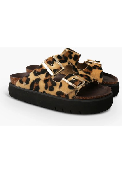 Kadın Terlik Honolulu G106336 Genuins Vegan Leopard fiyatları