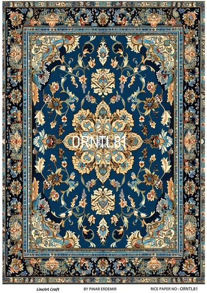 ORNTL81 Etnik, Oryental Desenli 30*42 cm Pirinç Dekopaj