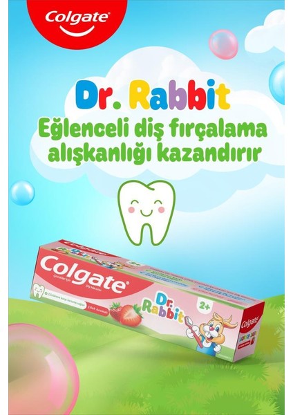 Dr. Rabbit Strawberry 50ML Çocuk Diş Macunu x 2 indirimleri