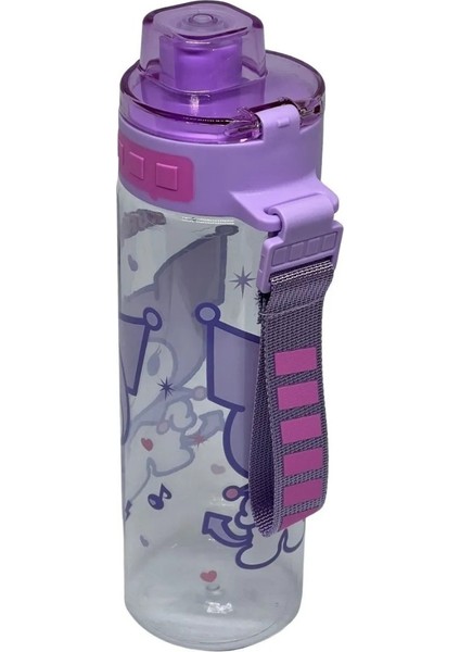 Kuromi 700ML Rahat Içim Ağızlıklı Kulplu Kilitlenebilir Su Matarası fiyatları