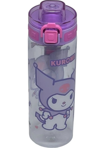 Kuromi 700ML Rahat Içim Ağızlıklı Kulplu Kilitlenebilir Su Matarası indirimleri