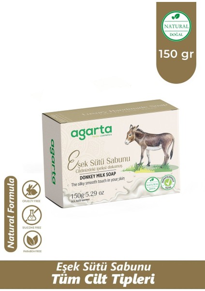 El Yapımı Doğal Sabun 150GR Eşek Sütü (6 Lı Set) modelleri
