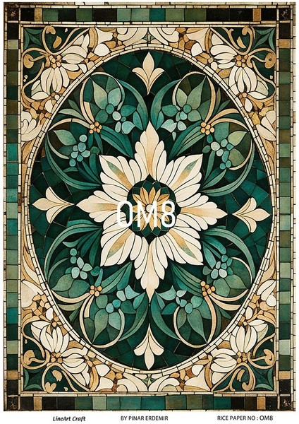 Oriental Mozaik Serisi Om8 Pirinç Dekopaj 30*42 cm