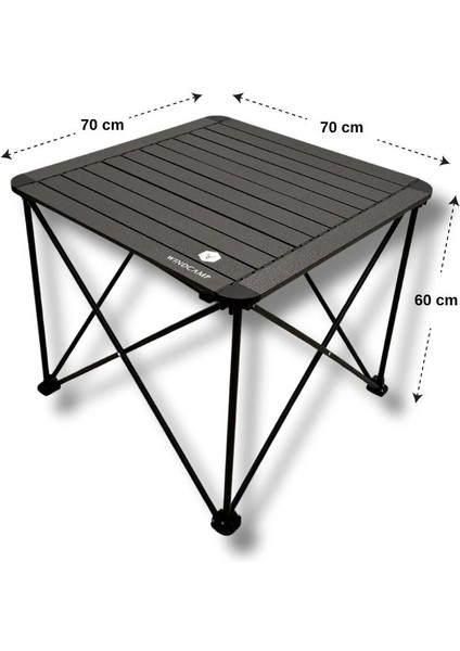 Katlanır Kamp Masası Büyük - Sılver fiyatları