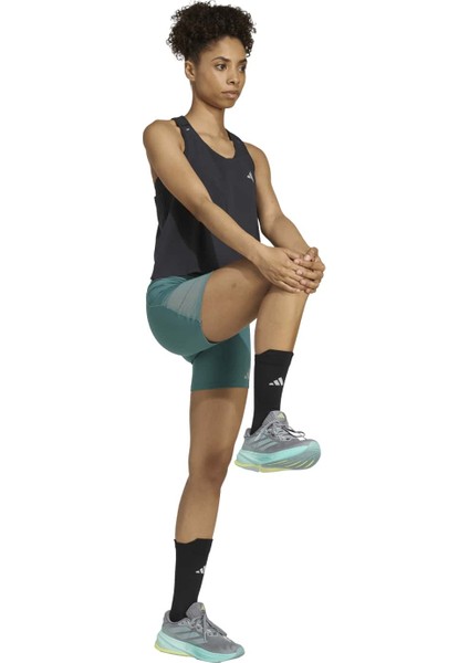 Adi365 Running Climacool+ Kadın Yeşil Koşu Taytı.-