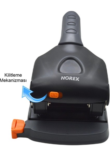 Metal Delgeç 65 Sayfa Kapasiteli Siyah UH105 fiyatları