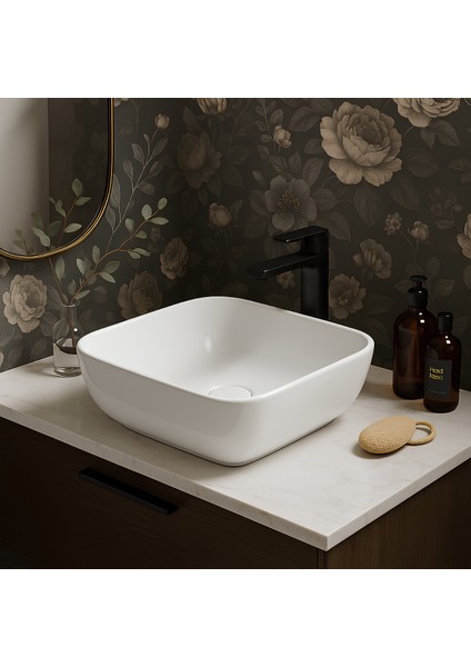 Porto Çanak Lavabo Deliksiz 40x40 cm PRT0708 fırsatları