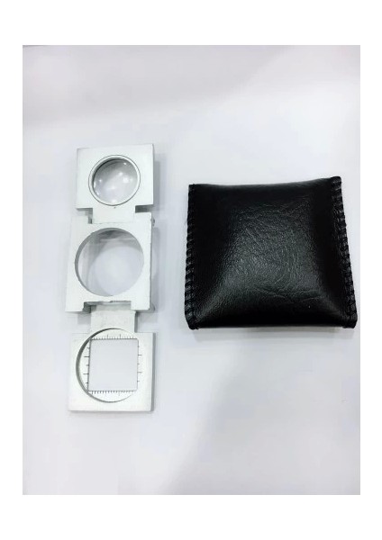 20 mm Büyüteç Lup Dokumacı Büyüteci Full Çelik Katlanabilir TH9007A