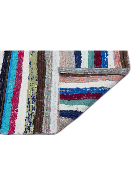 Teselya Yeşil Patchwork Yün Modern Desenli Yün Hav Toz Vermez Leke Tutmayan Salon Yolluk Mutfak El Dokuma Halı fiyatları