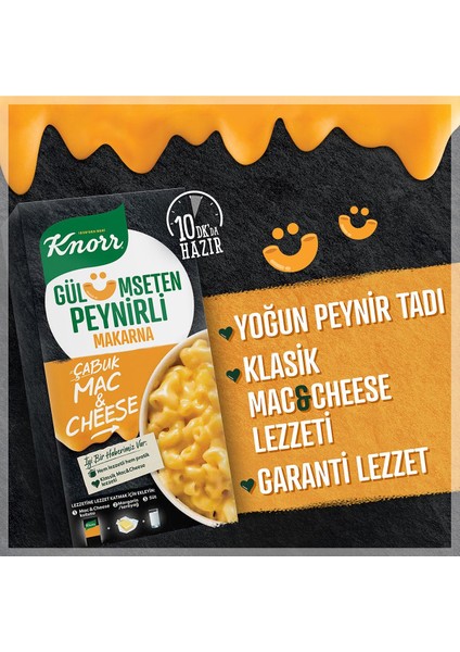 Çabuk Makarna Mac And Cheese Peynirli 212 gr x 2 Adet fırsatları