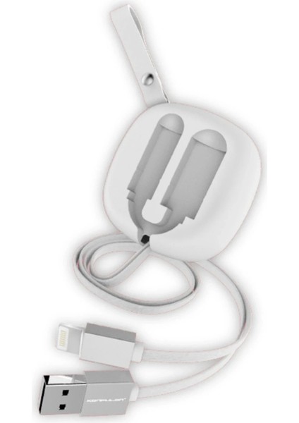 Bfs S80 Lightning Kablo iphone Uyumlu 20CM-1M 2A - Beyaz