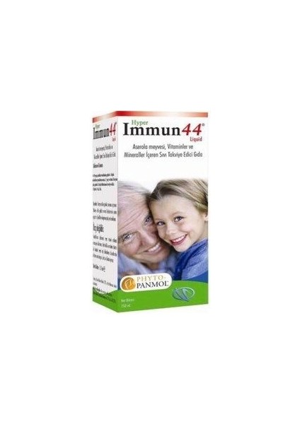 Öner İlaç Hyper Immun 44 Aserola Meyveli Sıvı Multivitamin ve Mineral Takviye Edici Gıda 250 ml - Türkiye Menşeli fiyatları