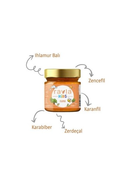 Kids Flumix Baharatlı Bal Karışımı - 250g
