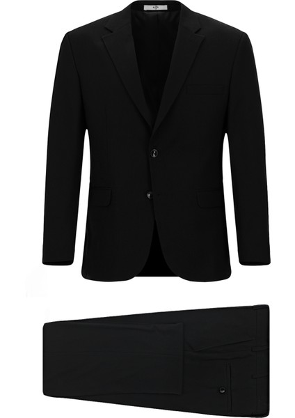 Slim Fit Dar Kesim Klasik Takım Elbise