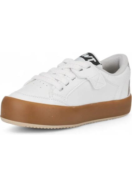 Kız Çocuk Yıldız Desenli Spor Ayakkabı Beyaz Gümüş Taşlı 0217 modelleri