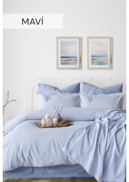 Iyi Geceler Istanbul Maribell Pikeli Nevresim Takımı Çift Kişilik