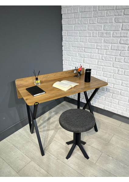 Hey Ayça Çalışma Masası Ofis Bilgisayar Masası + Tabureli 103 cm