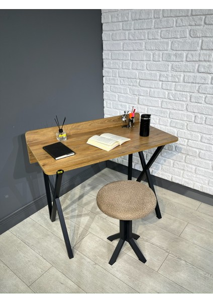 Hey Ayça Çalışma Masası Ofis Bilgisayar Masası + Tabureli 103 cm