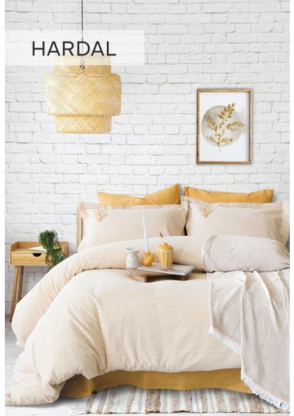 Iyi Geceler Istanbul Maribell Pikeli Nevresim Takımı Çift Kişilik