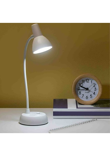 Flexi Tasarım Çalışma Masa Lambası 360° Ayarlanabilir Esnek Pilli LED Işık Göz Yormayan Özel Abajur modelleri