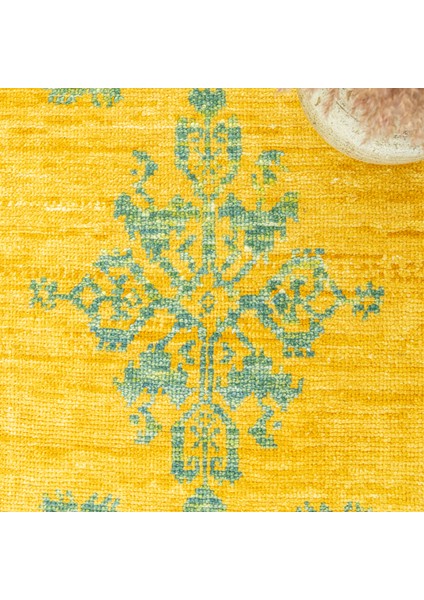 Gilan El Dokuma Sarı Uşak Halı 89X143 cm modelleri