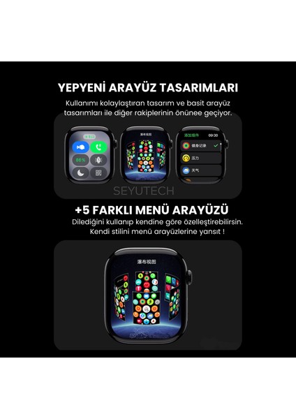 Watch Hk 11 Pro Max Amoled Akıllı Saat Iphone ve Android Tüm Telefonlara Uyumlu Amoled Ekran Watch modelleri