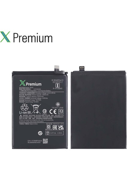 Xpremium Xiaomi Redmi Note 13 5g (BN5P) Batarya – 4900 Mah Süper Yüksek Kapasiteli Güçlendirilmiş Pil modelleri
