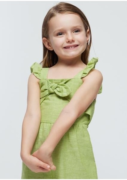 Mayoral Kız Çocuk Yeşil Keten Tulum 03859 fırsatları