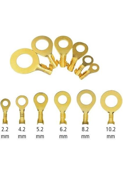 Powermaster Tks-8 8.2 mm Sarı Topraklama Terminal Kablo Pabuç (150 Adet)