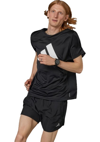 Run It Short Erkek Siyah Koşu Şortu