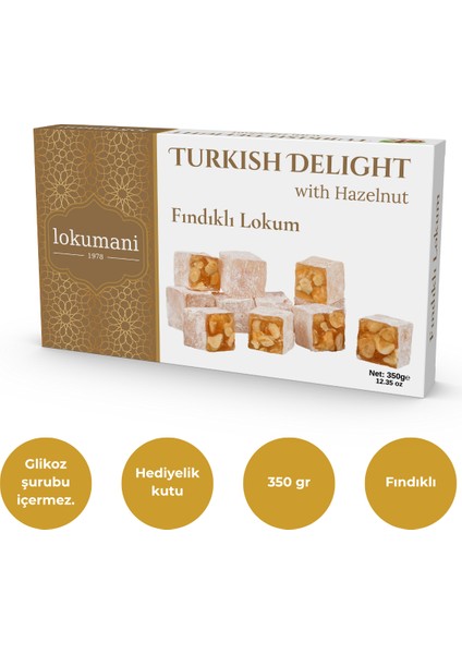 Fındıklı Lokum 350 gr