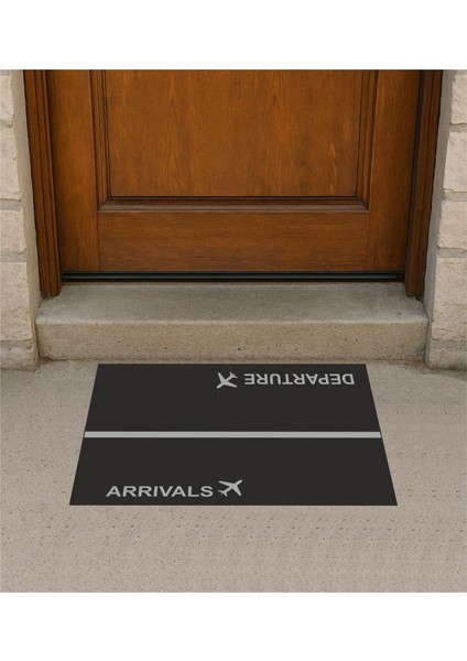 Arrival, Departure Kapı Önü Paspas Pilot - Havacı - Uçak Tutkunu