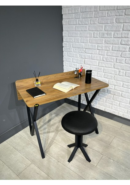 Hey Ayça Çalışma Masası Ofis Bilgisayar Masası + Tabureli 103 cm