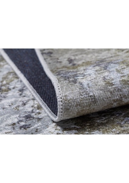 Kemerovo Yeşil Modern Etnik Desenli Makinada Yıkanabilir Hav Toz Vermez Leke Tutmayan Kaymaz Taban Dijital Makine Baskı Salon Yolluk Mutfak Halı fiyatları