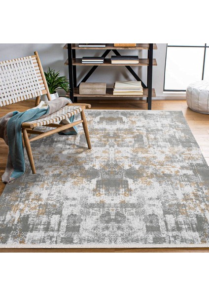 Modern Gri Pamuk Dikdörtgen Modern Desenli Pamuk Makinada Yıkanabilir Hav Toz Vermez Leke Tutmayan Kaymaz Taban Dijital Makine Baskı Salon Yolluk Mutfak Halı fiyatları