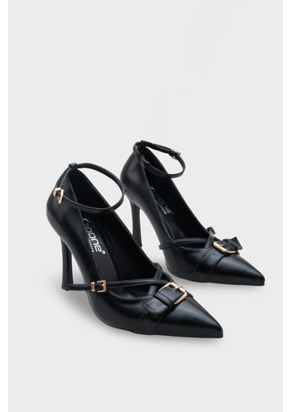 Kelcy Sivri Burunlu Tokalı Orta Topuklu Günlük Şık Kadın Ayakkabı fiyatları