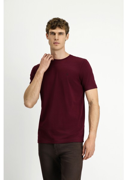 Bisiklet Yaka Slim Fit Dar Kesim Süprem Pamuklu Tişört modelleri