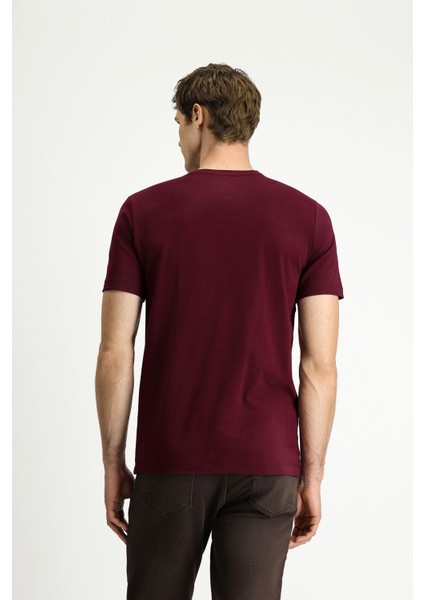 Bisiklet Yaka Slim Fit Dar Kesim Süprem Pamuklu Tişört indirimleri