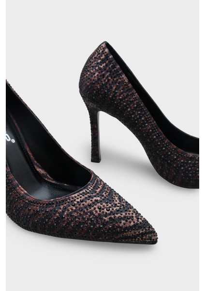 Neely Taşlı Orta Topuklu Saten Abiye Stiletto fırsatları