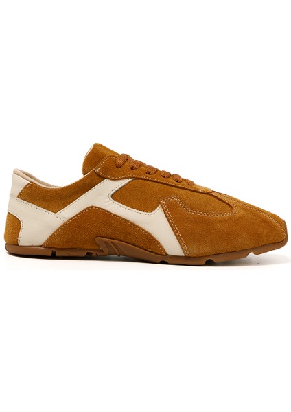 Kadın Sneaker ( Günlük) RC-25Y-187-MIU1005 John May Taba Süet-Bej Cilt