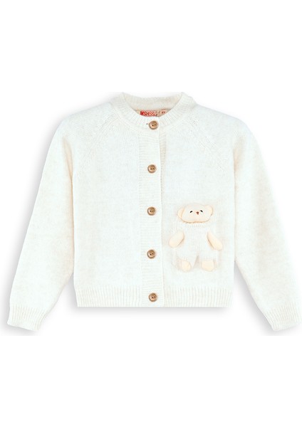 Oyuncaklı Kız Çocuk Triko Hırka modelleri