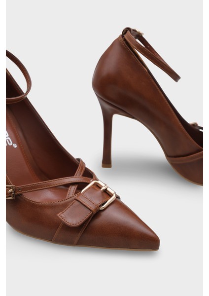 Kelcy Sivri Burunlu Tokalı Orta Topuklu Günlük Şık Kadın Ayakkabı indirimleri