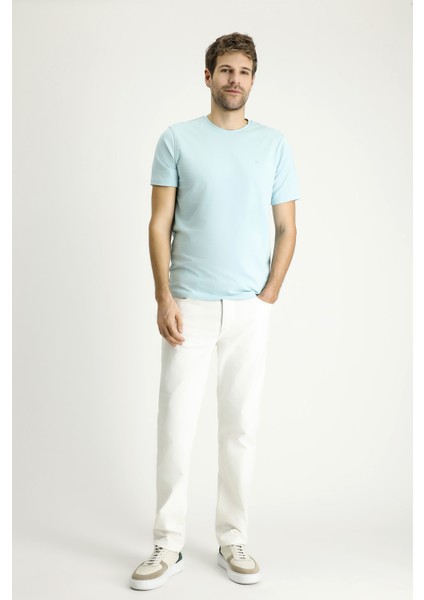 Bisiklet Yaka Slim Fit Dar Kesim Süprem Pamuklu Tişört fiyatları