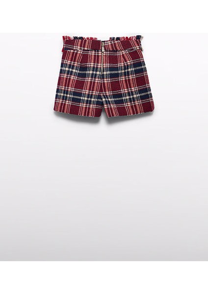 Abel Lula Kız Çocuk Ekose Şort 5712 modelleri
