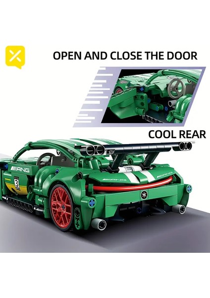 Spor Araba Yeşil- Model Araç 1/18 Ölçekte modelleri